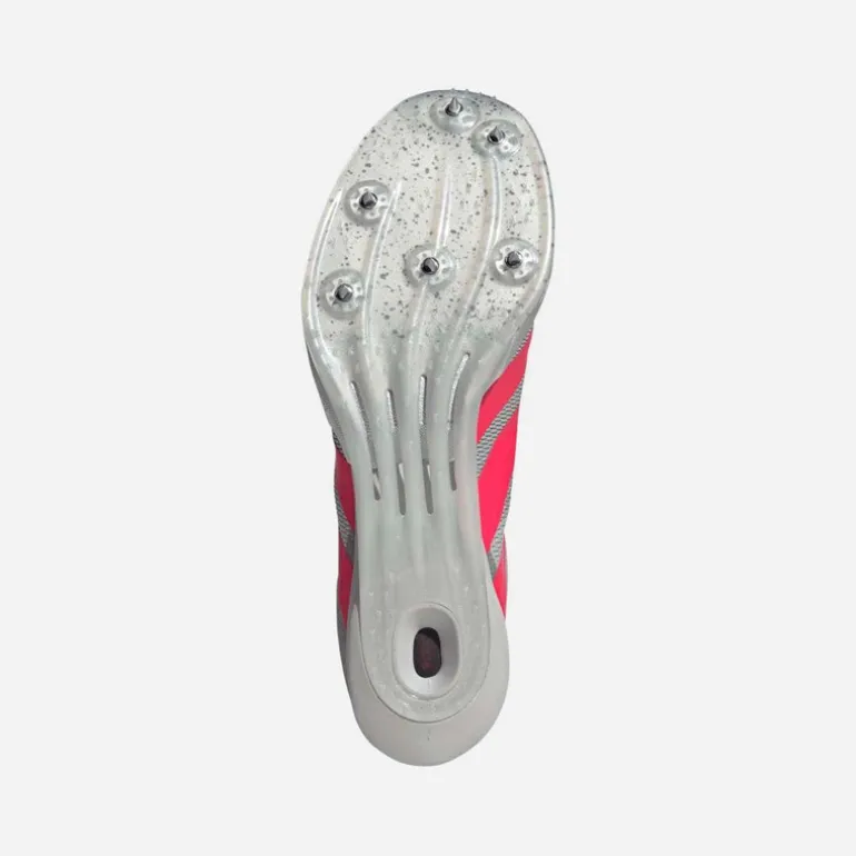 adidas Adizero Prime SP4 Sprinting Bahnschuhe Grey Two/Lucid Red/Silver Metallic