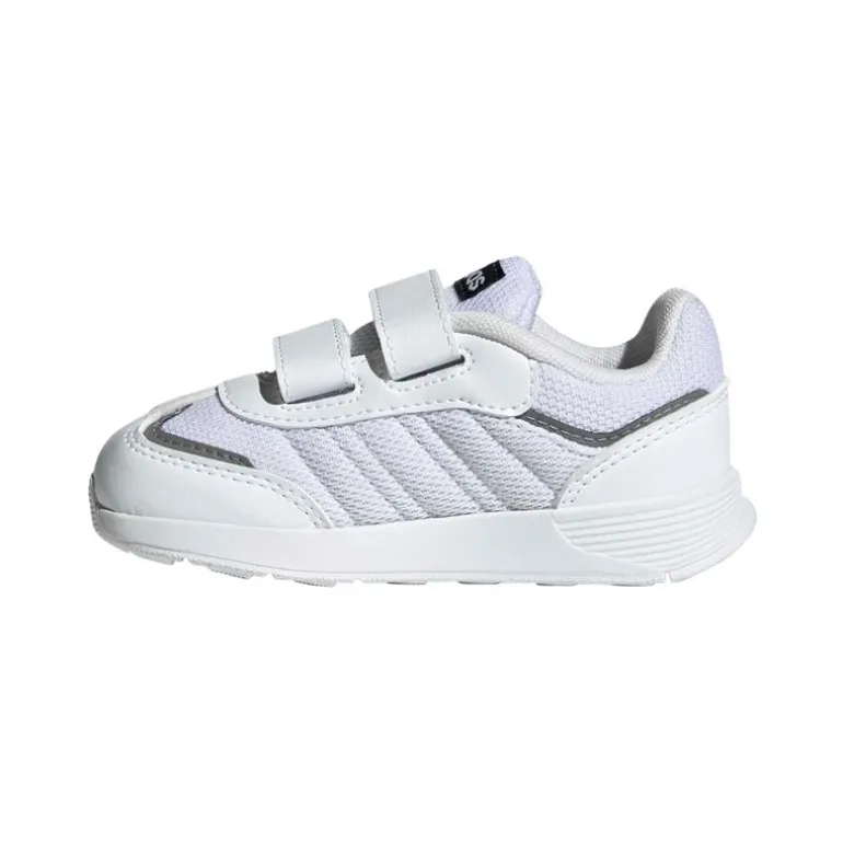 adidas Babys Tensaur Klettverschluss Sneaker Cloud White/Core Black/Grey Four