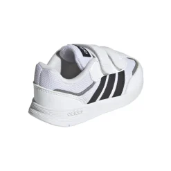 adidas Babys Tensaur Klettverschluss Sneaker Cloud White/Core Black/Grey Four