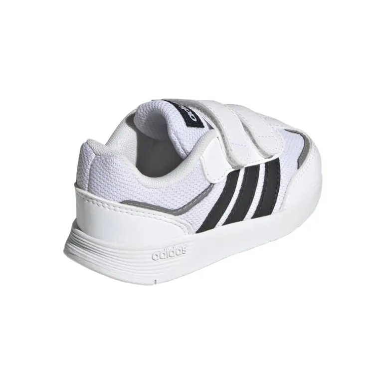 adidas Babys Tensaur Klettverschluss Sneaker Cloud White/Core Black/Grey Four
