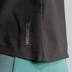 adidas Damen Adi365 Climacool+ Lauf Crop Top Schwarz