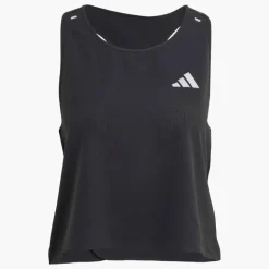adidas Damen Adi365 Climacool+ Lauf Crop Top Schwarz