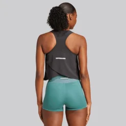 adidas Damen Adi365 Climacool+ Lauf Crop Top Schwarz
