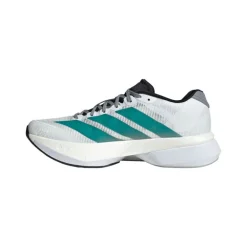 adidas Damen Adizero Boston 13 EQT Lightstrike Pro Neutral Laufschuhe Cloud White/Pure Teal/Grau