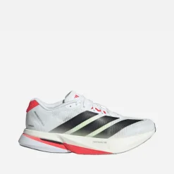 adidas Damen Adizero Boston 13 Lightstrike Pro Neutrale Laufschuhe Cloud White/Core Black/Lucid Red