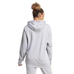 adidas Damen AEROREADY Game And Go Hoodie Glory Grey/Weiß