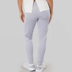 adidas Damen Aeroready Game And Go Tapered Fleece Jogginghose Gloy Grey/Weiß