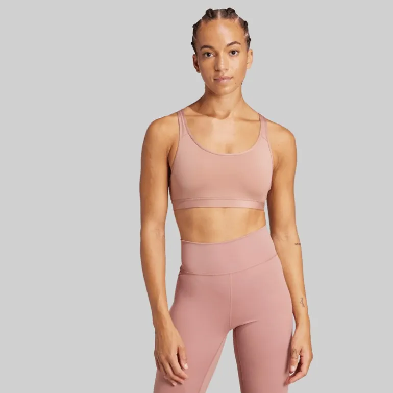 adidas Damen All Me Essentials Leichter Stütz BH Warm Clay