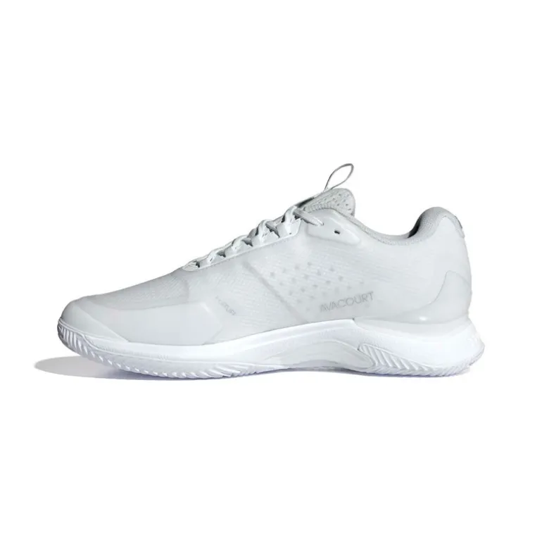 adidas Damen Avacourt 2 Sandplatz Tennisschuhe Cloud White/Silver Metallic/Weiß