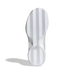 adidas Damen Avacourt 2 Sandplatz Tennisschuhe Cloud White/Silver Metallic/Weiß