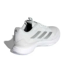 adidas Damen Avacourt 2 Sandplatz Tennisschuhe Cloud White/Silver Metallic/Weiß