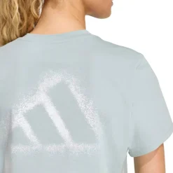adidas Damen Climacool Power Training Grafik T Shirt Wonder Sage
