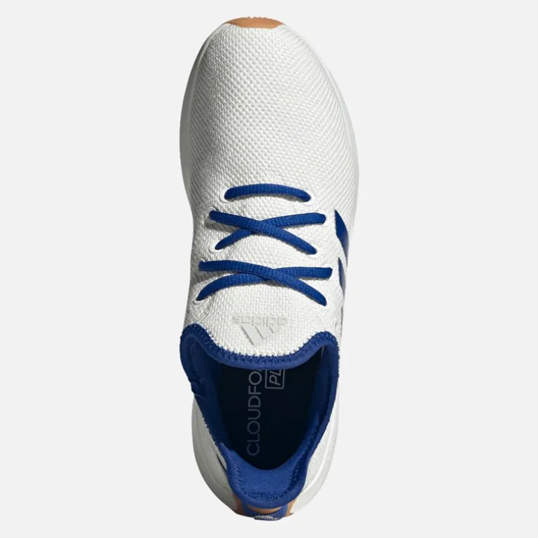 adidas Damen Cloudfoam Pure Trainer Core White/Royal Blue/Grey One