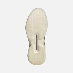 adidas Damen Courterblast Adizero Hallen Sportschuhe Off White/Gold Metallic/Crystal Sand