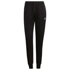 adidas Damen Essentials Logo French Terry Trainingsanzug Light Pink/Schwarz