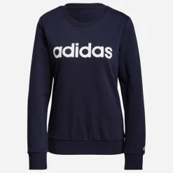 adidas Damen Essentials Logo Sweatshirt Legend Ink