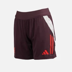 adidas Damen FCB FC Bayern München Trainingsshorts Shadow Maroon/Rot