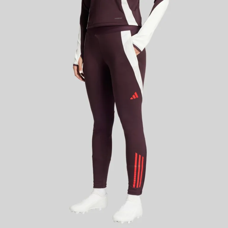 adidas Damen FCB FC Bayern München Trainingshose Shadow Maroon/Rot