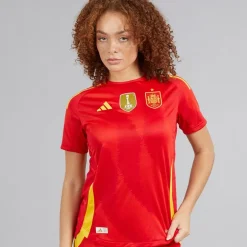 adidas Damen FEF Spanien Damen 24/25 Authentisches Heimtrikot Better Scarlet