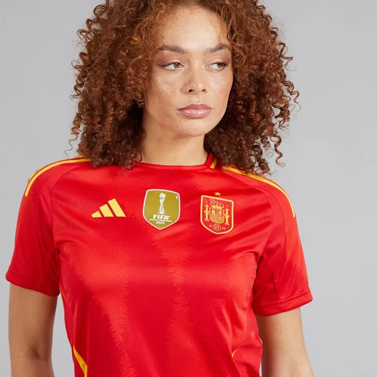adidas Damen FEF Spanien Damen 24/25 Authentisches Heimtrikot Better Scarlet