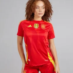 adidas Damen FEF Spanien Damen 24/25 Authentisches Heimtrikot Better Scarlet