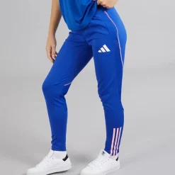adidas Damen FFC Team Frankreich Trainingshose Semi Lucid Blue