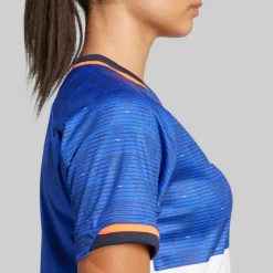 adidas Damen FFHB Frankreich Handball 25/26 Heim Replica Trikot Semi Lucid Blue