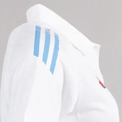 adidas Damen FFR Frankreich Rugby Training Polo Weiß
