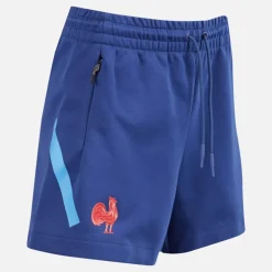 adidas Damen FFR Frankreich Rugby Z.N.E. Reise Shorts Dark Blue