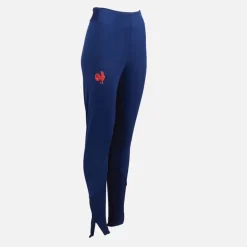 adidas Damen FFR Frankreich Rugby Z.N.E Reise Leggings Dark Blue