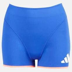adidas Damen FFR Team Frankreich Lauf Booty Shorts Semi Lucid Blue