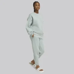 adidas Damen Future Icons 3 Streifen Sweatshirt Wonder Sage