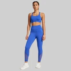 adidas Damen maßgeschneiderte Hiit Trainings 7/8 Leggings Semi Lucid Blue