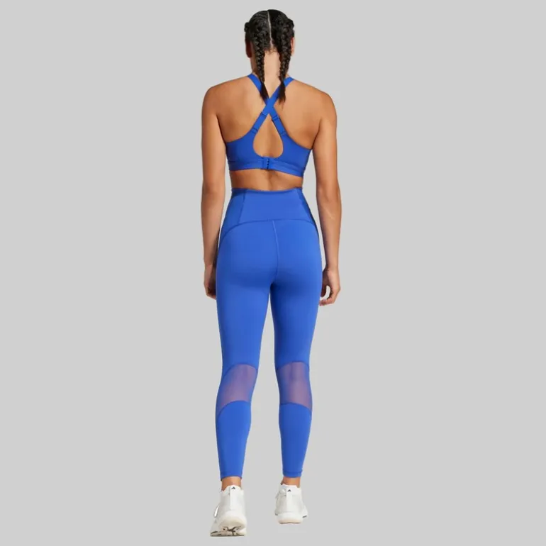 adidas Damen maßgeschneiderte Hiit Trainings 7/8 Leggings Semi Lucid Blue