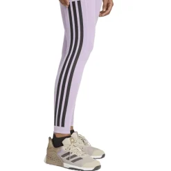 adidas Damen Optime 3 Streifen Leggings Powder Plum