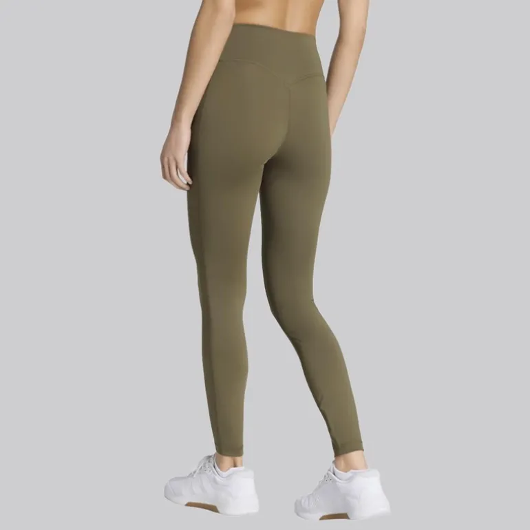 adidas Damen Optime Trainings Leggings Olive Strata