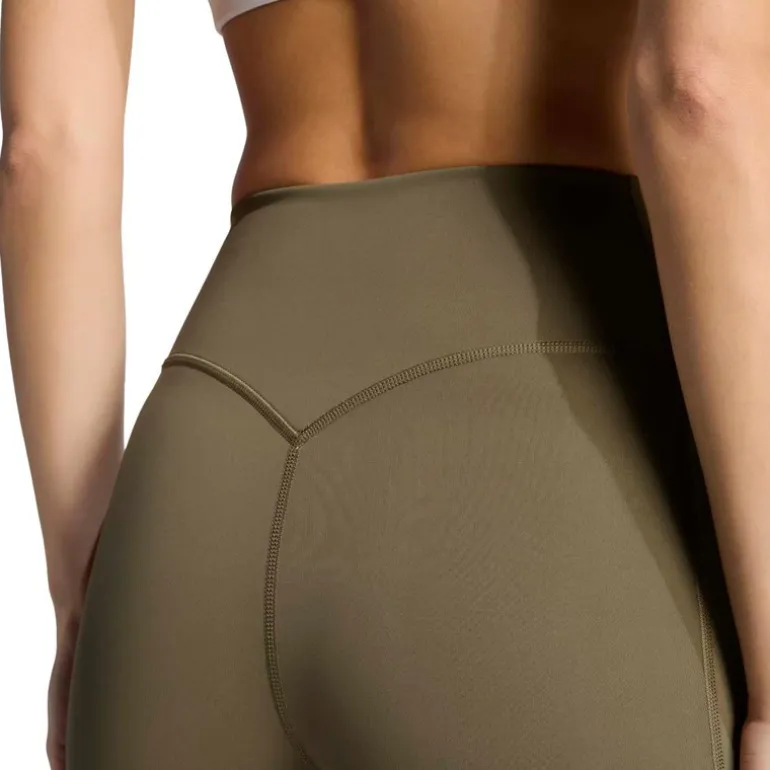 adidas Damen Optime Trainings Leggings Olive Strata