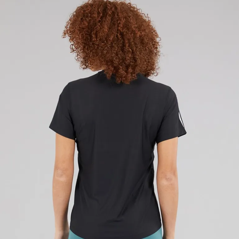 adidas Damen Own The Run Lauf T Shirt Schwarz