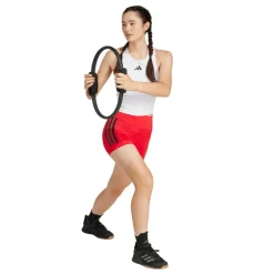 adidas Damen Power 3 Streifen Racerback Tank Top Weiß