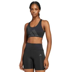 adidas Damen Primeliftimpact Hiit Mittlerer Halt Sport BH Schwarz