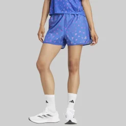 adidas Damen Run It AEROREADY Laufshorts Semi Lucid Blue
