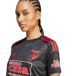 adidas Damen SLB Benfica Auswärts Trikot 24/25 Schwarz