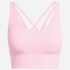 adidas Damen 3 Streifen Studio All Me Leichter Sport BH True Pink
