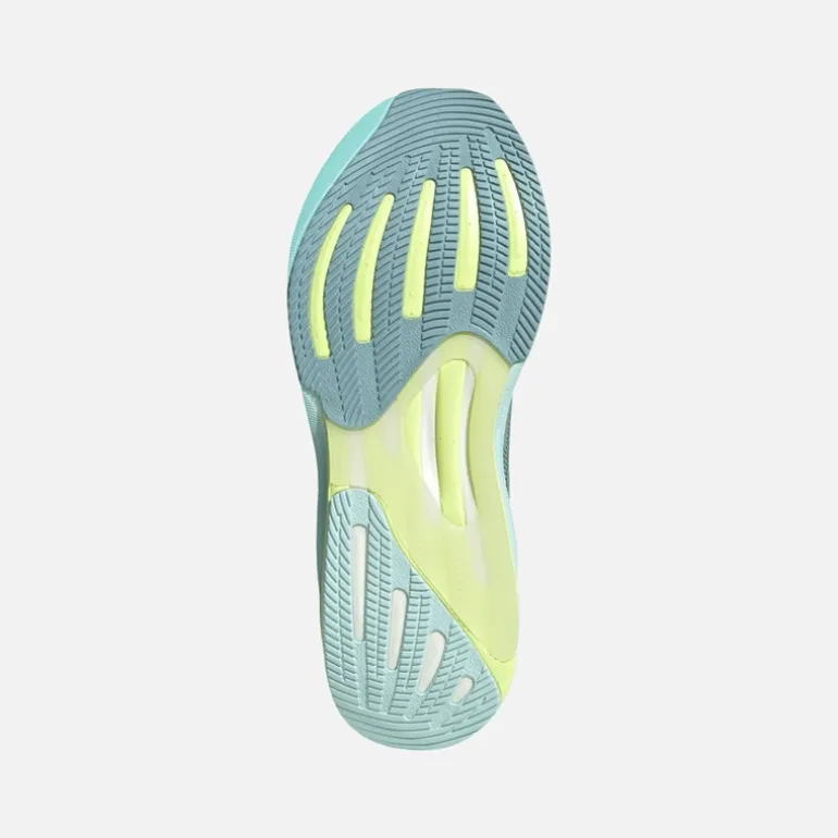 adidas Damen Supernova Rise 2 Neutrale Laufschuhe Grau/Magic Grey Metallic/Flash Aqua