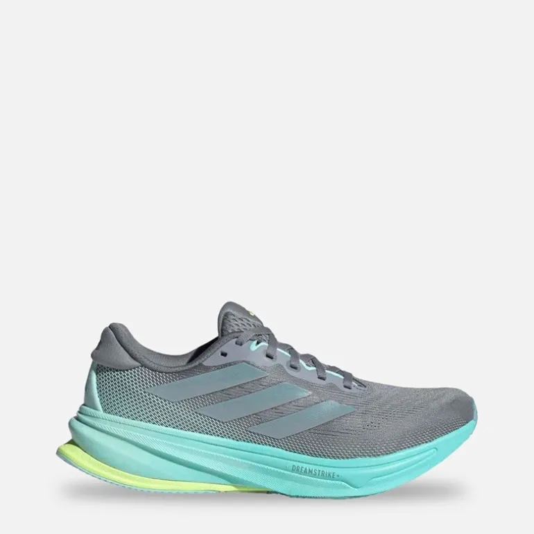 adidas Damen Supernova Rise 2 Neutrale Laufschuhe Grau/Magic Grey Metallic/Flash Aqua