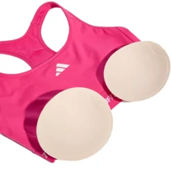 adidas Damen Techfit Mittlere Unterstützung Sport BH Real Magenta