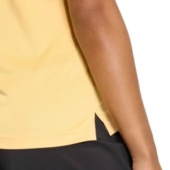 adidas Damen Trainings Basics V Ausschnitt T Shirt Semi Ice Tangerine