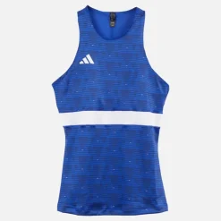 adidas Damen Y Tank Heat.Rdy Trainings Oberteil Semi Lucid Blue/Weiß