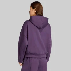 adidas Damen Z.N.E Full Zip Hoodie Aurora Plum