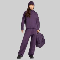 adidas Damen Z.N.E Full Zip Hoodie Aurora Plum